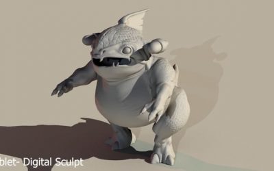 Iterations- AR, VR, 3d Printed Sculpture, concept, animation and paint!